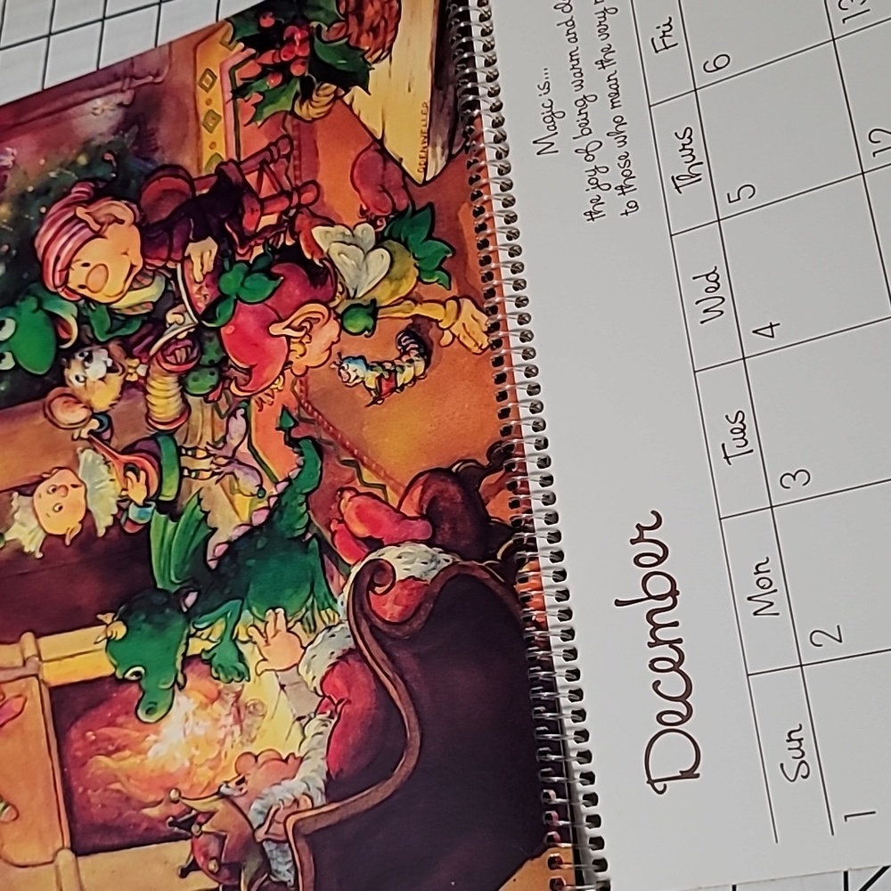 A Himself the Elf Calendar for 1985 - A Year of Magical Days, Vintage, Preloved - Picture 8 of 10